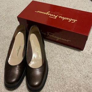 Salvatore Ferragamo mustang lizard print